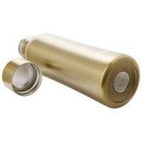 photo B Bottles Twin - Yellow Gold Brushed - 500 ml - Double wall stainless steel thermal bottle. 18/10 s 2